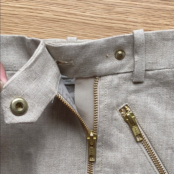 Jcrew Flax Linen zip mini skirt - Picture 8 of 8